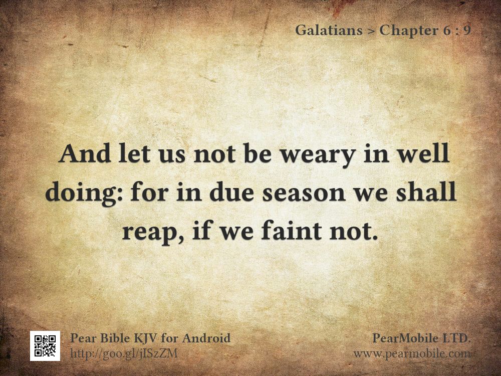 Galatians, Chapter 6:9